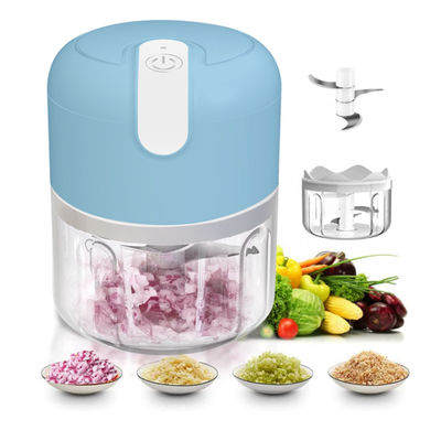 গুণ  Compact 250ml Food Processor With Stainless Steel Body Swivel Blade কারখানা